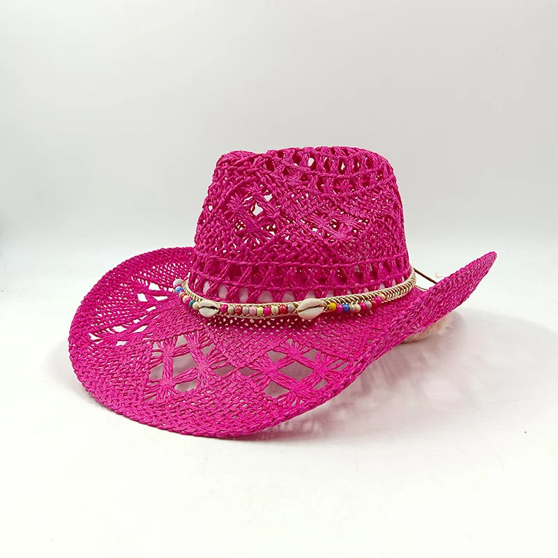 The Witchy Gypsy Colorful Straw Cowboy Hat