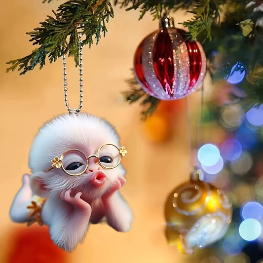 The Witchy Gypsy Cute monkey ornament