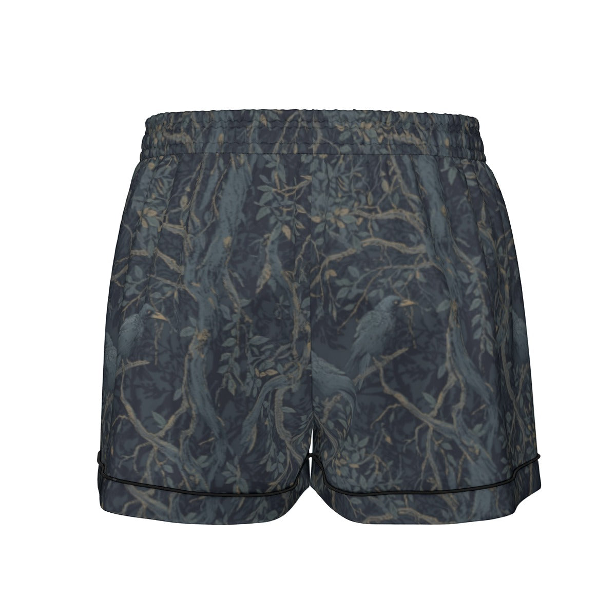 Patterned shorts on a white background