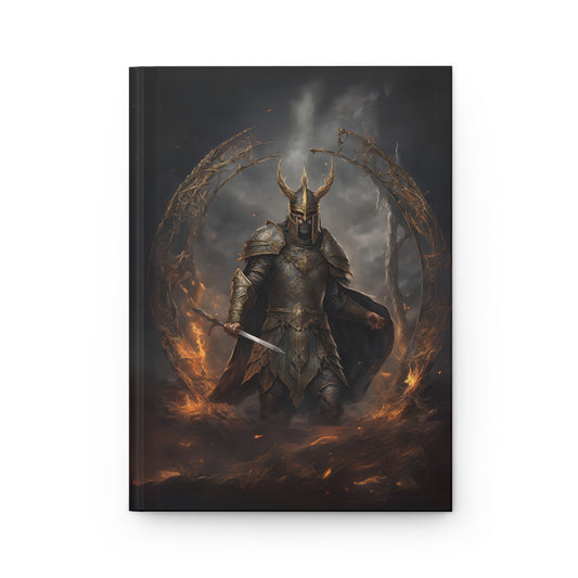 Dark Souls Warrior King Hardcover Journal Matte, Age of Sigmor Fantasy Gamer
