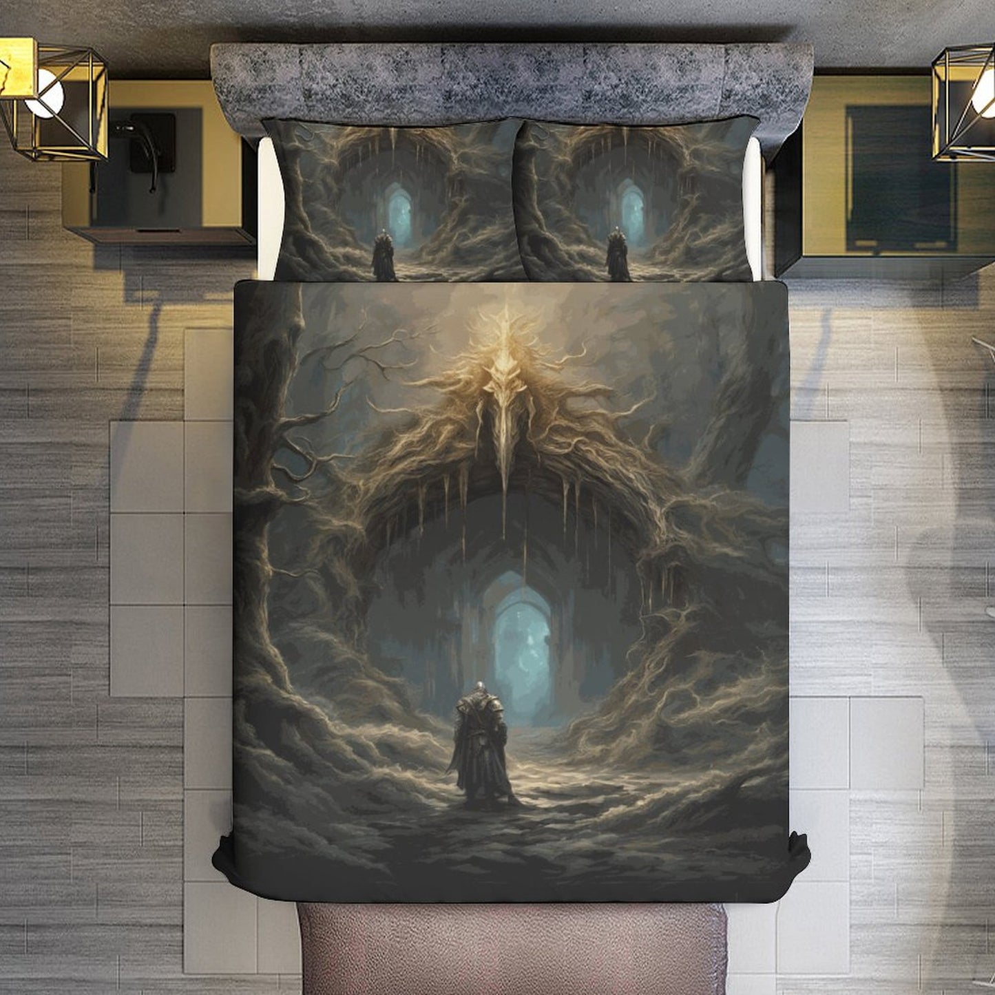 Elden Ring Warrior 3-Piece Bedding Set- Full, gaming gift, Gamer merch
