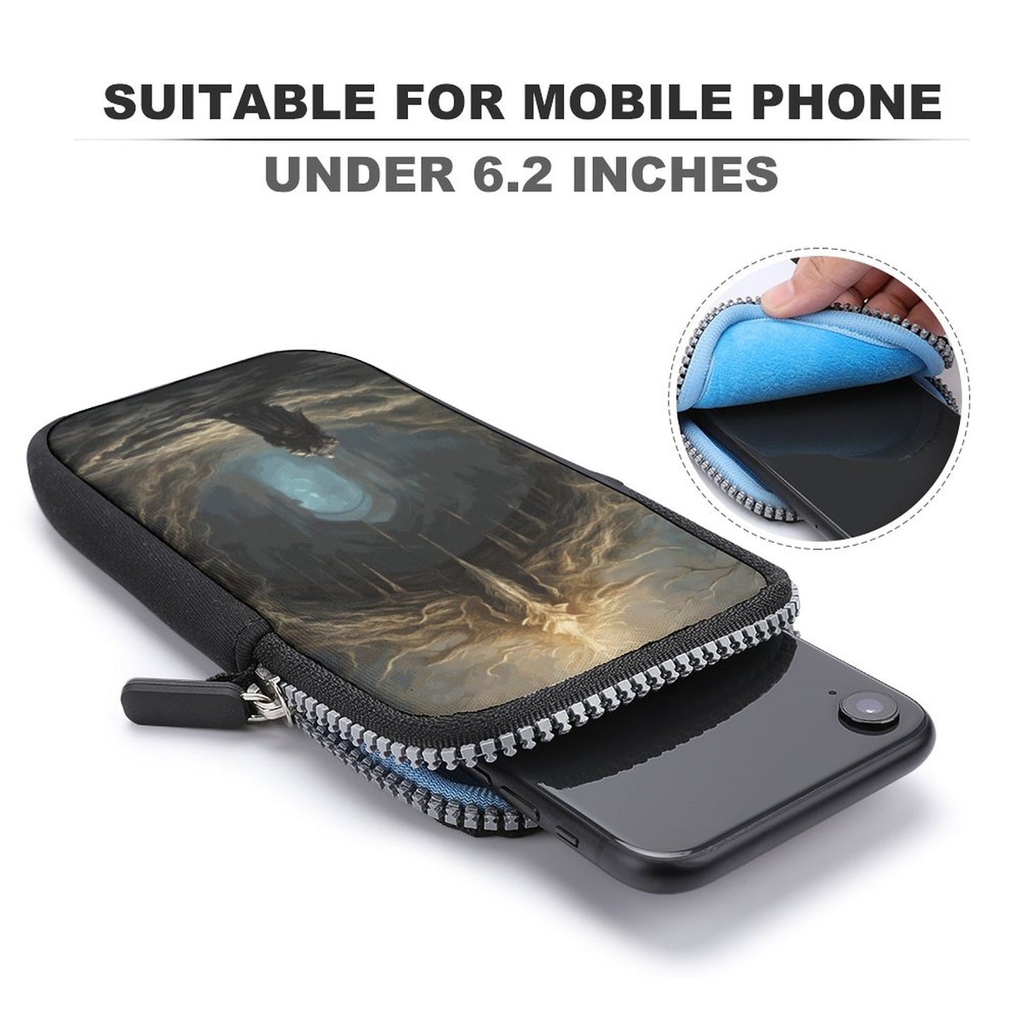 Elden Ring Warrior Cell Phone Crossbody Pouch, perfect gift for your gamer friend! 