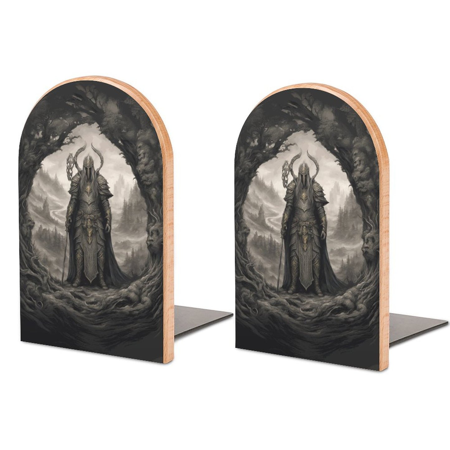 Elden Ring Warrior King Bookends, Fantasy bookends Age of sigmar,elden ring gifts