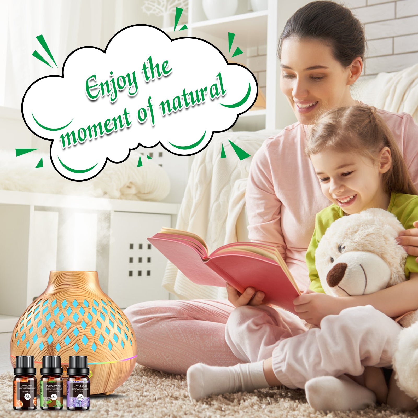 Essential Oils Set - 32x5ml Pure Aromatherapy Essential Oils Kit for Diffuser