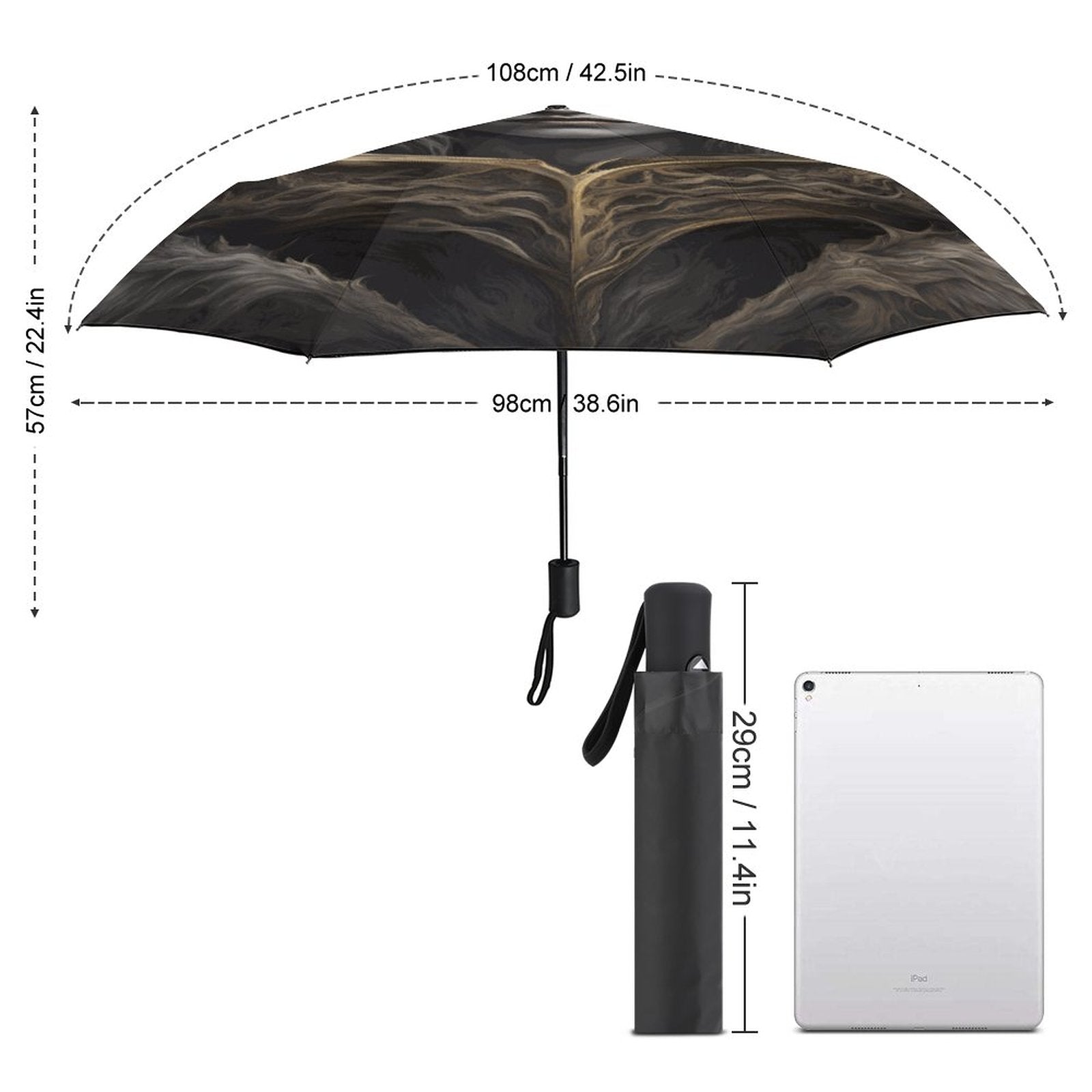 Fantasy Elder Ring Queen Umbrella, Witchy decor