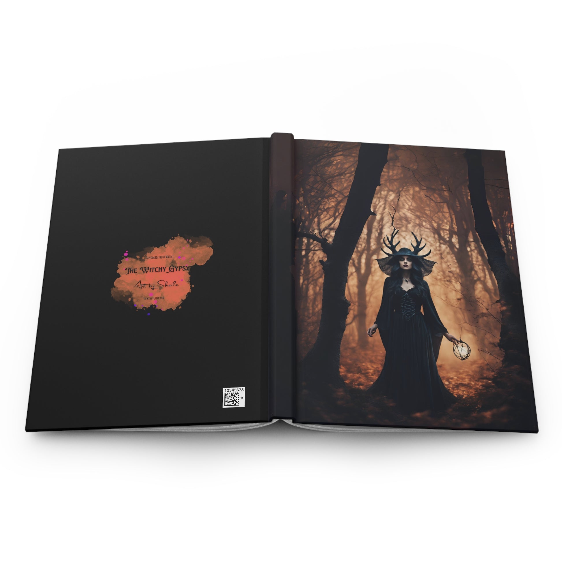 Forest Witch Hardcover Journal Matte, Witchcore Witch merch