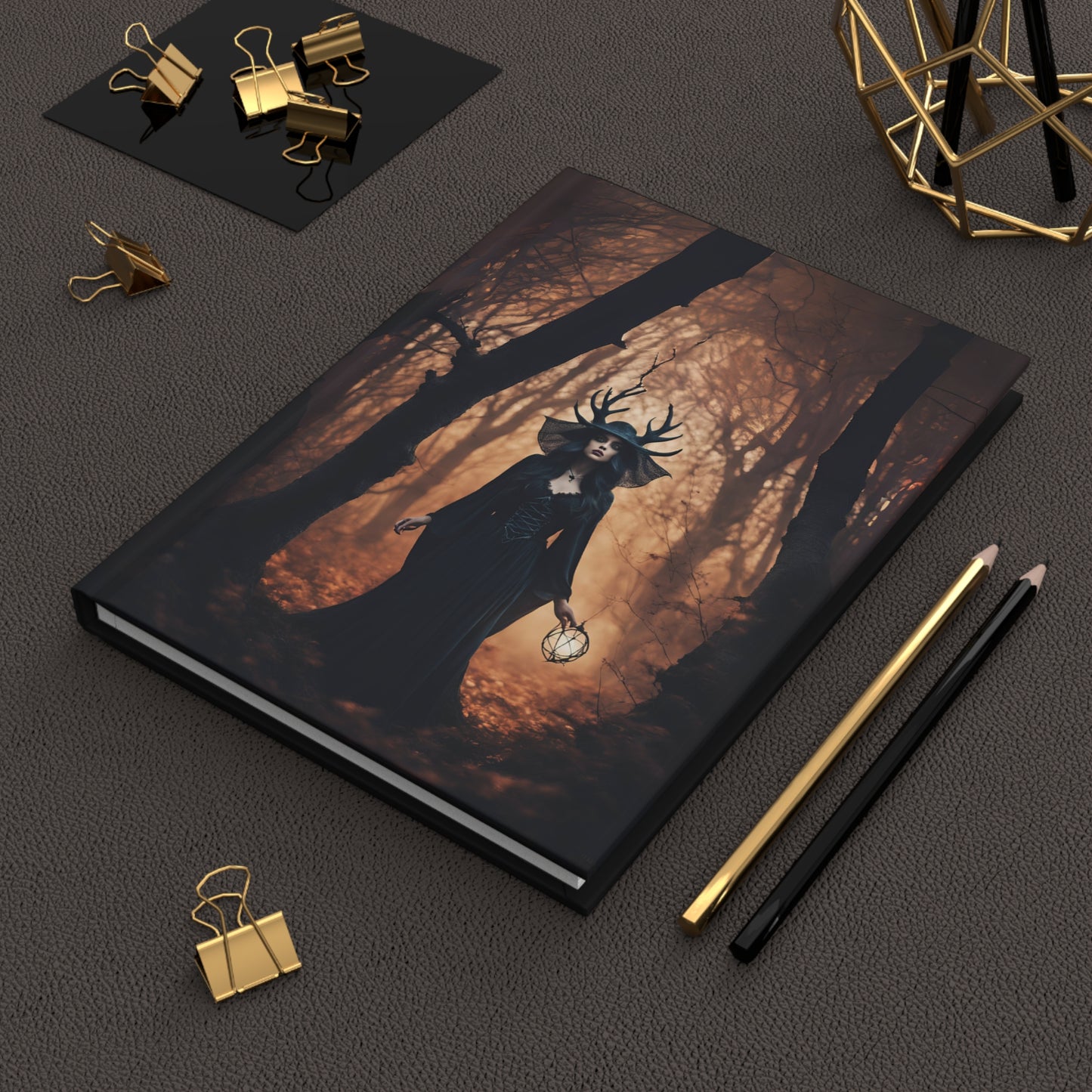 Forest Witch Hardcover Journal Matte, Witchcore Witch merch