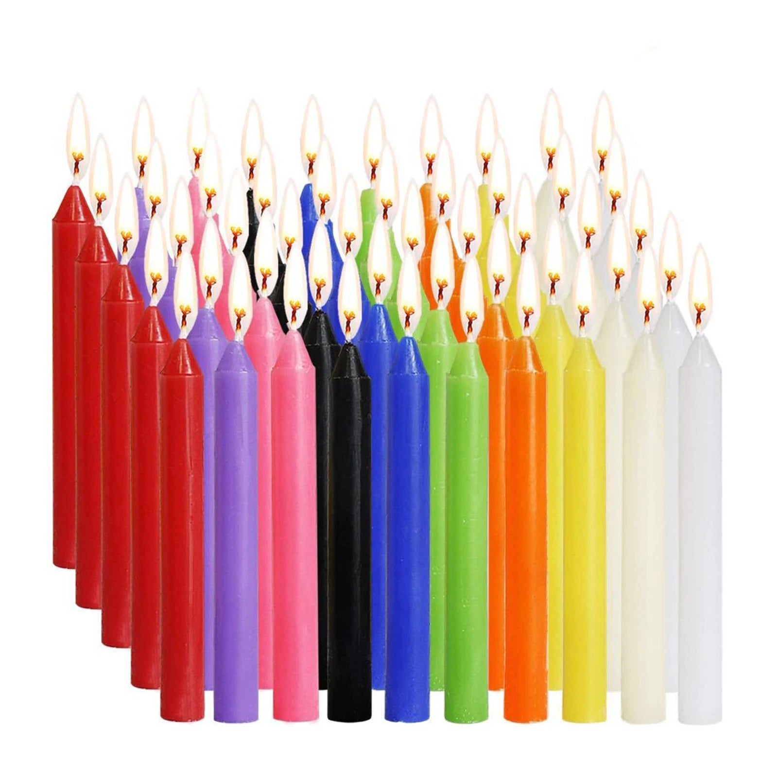 100PCS Colored Spell Chime Candle - The Witchy Gypsy