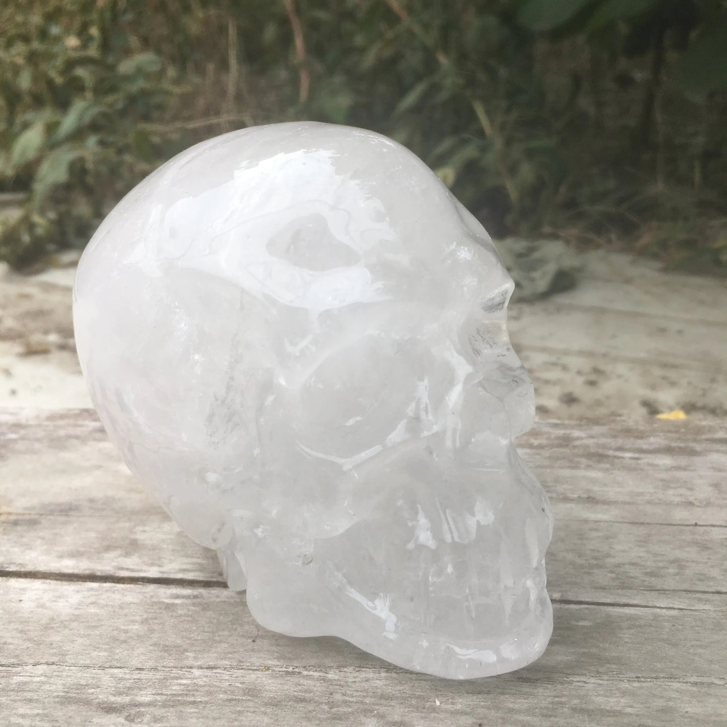 Crystal Stones, Natural white crystal skulls - The Witchy Gypsy