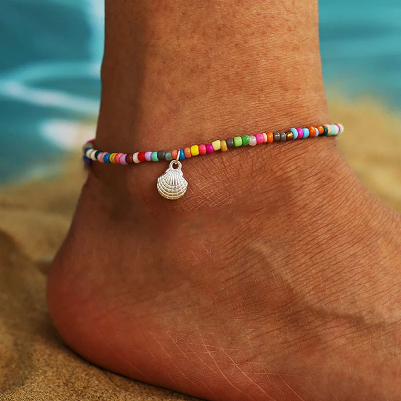 Bohemia Beads Ankle Bracelet, Body Jewelry - The Witchy Gypsy