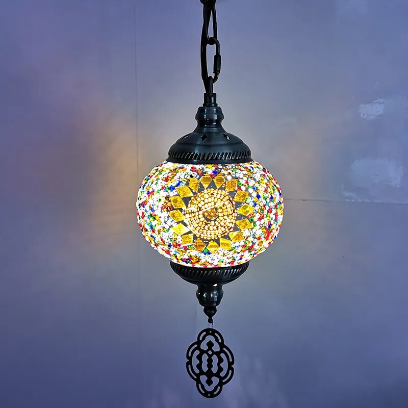 Mosaic Pendant Light Fixture - The Witchy Gypsy