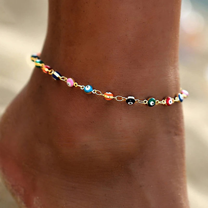 Bohemia Beads Ankle Bracelet, Body Jewelry - The Witchy Gypsy