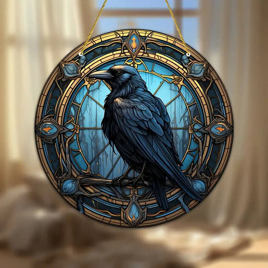 The Witchy Gypsy Crow Suncatcher