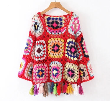 The Witchy Gypsy Granny Square Pullover