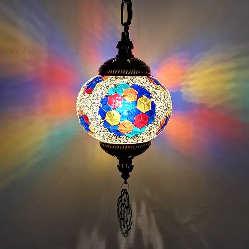 Mosaic Pendant Light Fixture - The Witchy Gypsy