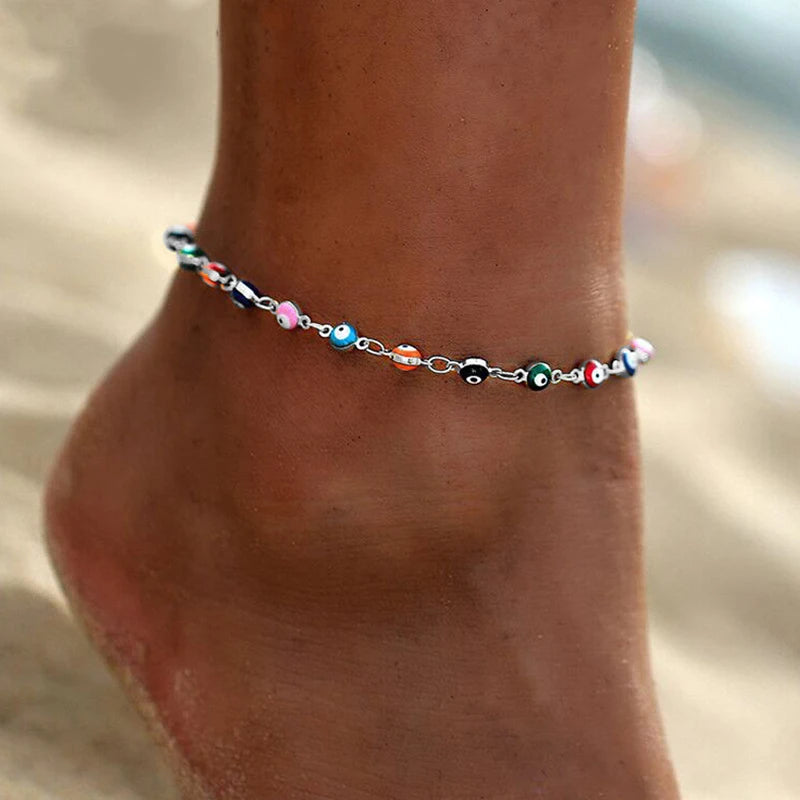 Bohemia Beads Ankle Bracelet, Body Jewelry - The Witchy Gypsy