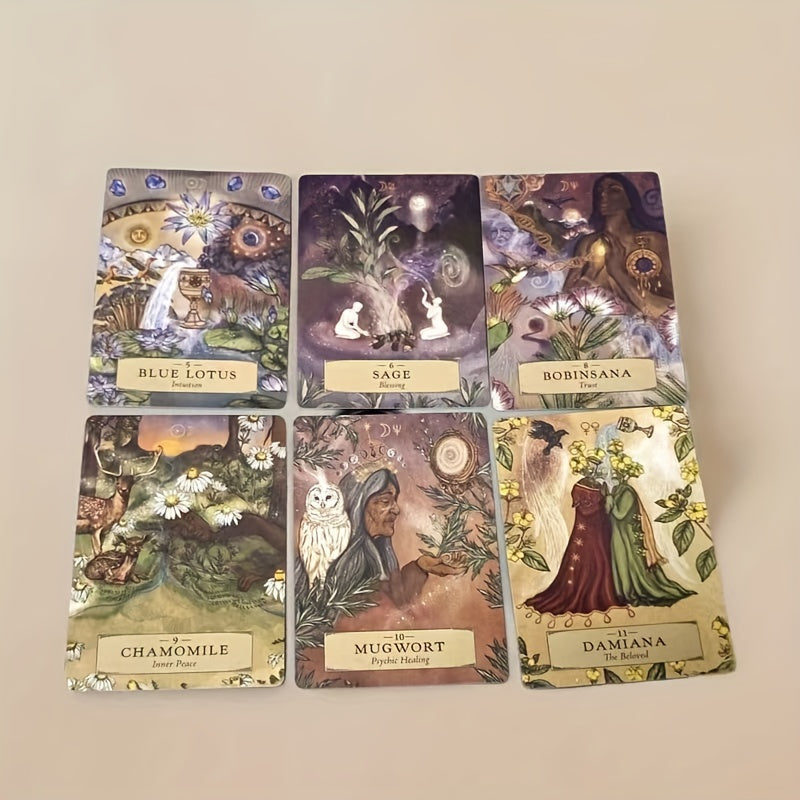 The Witchy Gypsy Herbal Tarot Cards