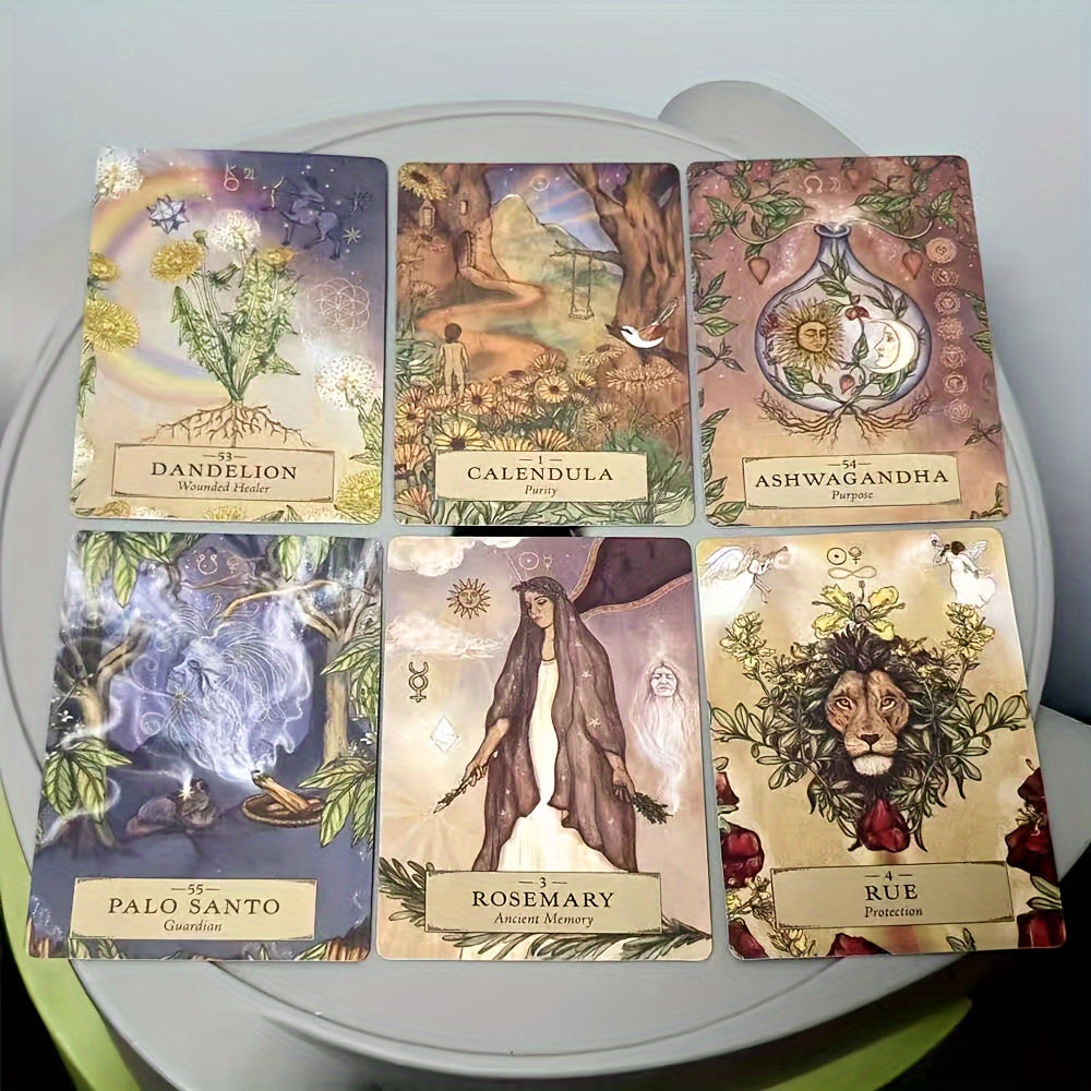 The Witchy Gypsy Herbal Tarot Cards