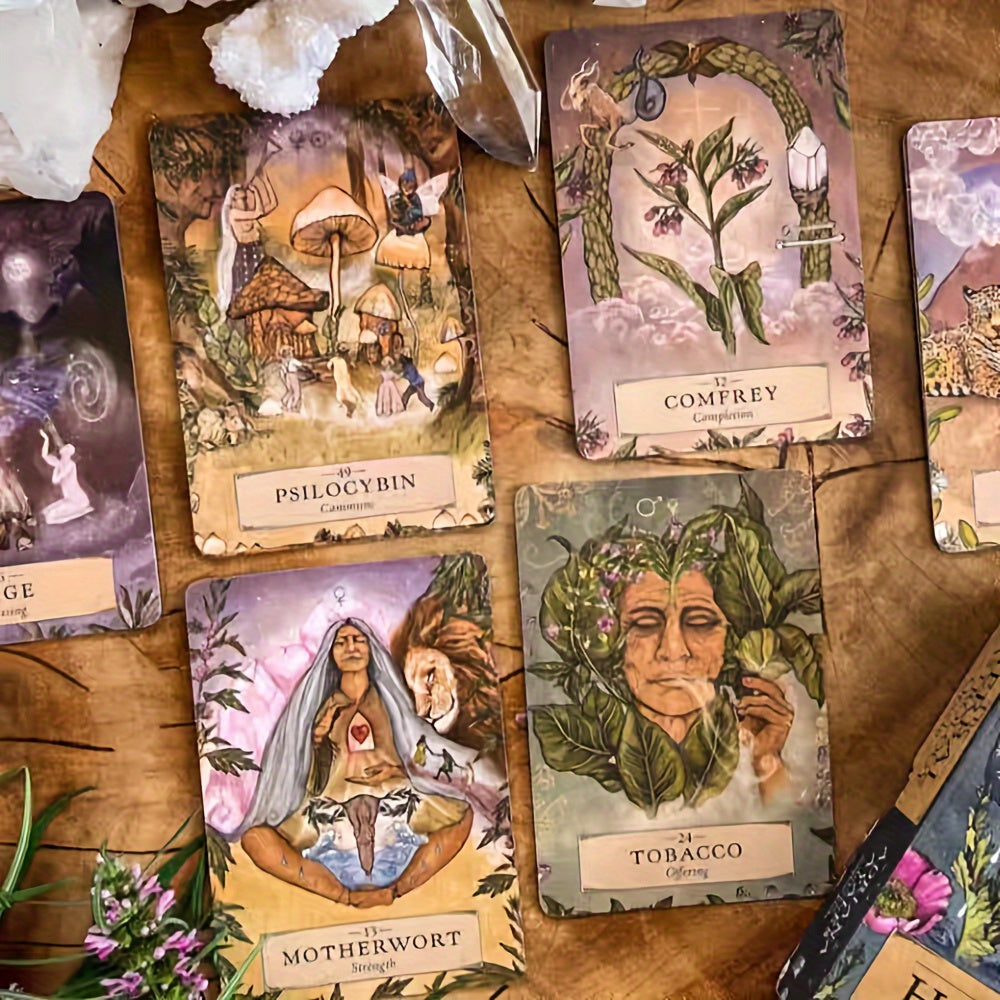 The Witchy Gypsy Herbal Tarot Cards