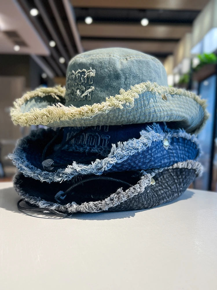 The Witchy Gypsy Frayed Jean Hat