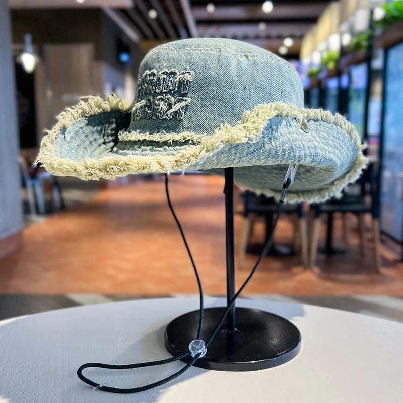 The Witchy Gypsy Frayed Jean Hat