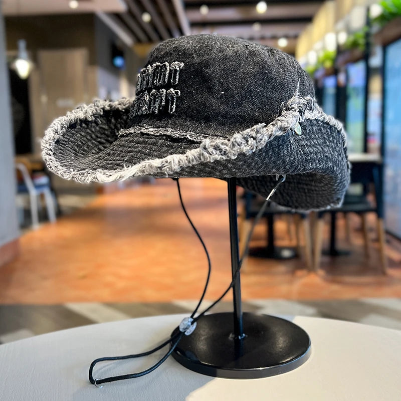 The Witchy Gypsy Frayed Jean Hat