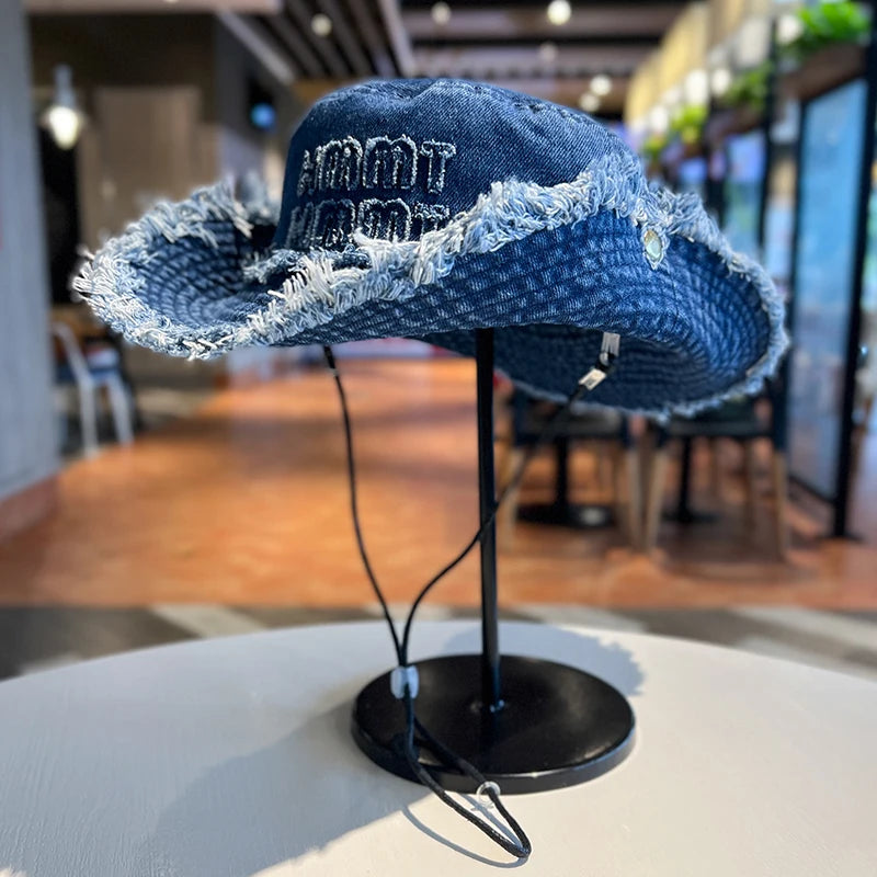 The Witchy Gypsy Frayed Jean Hat