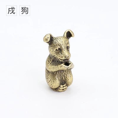 Cute Mini Metal Chinese Zodiac Incense Stick Holder, Mini Incense Burner Stick Holder