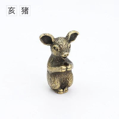 Cute Mini Metal Chinese Zodiac Incense Stick Holder, Mini Incense Burner Stick Holder