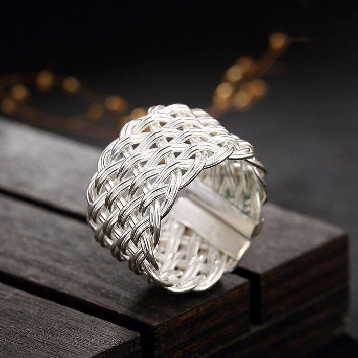 Handmade Basket Weave Ring - The Witchy Gypsy