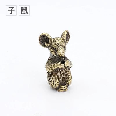 Cute Mini Metal Chinese Zodiac Incense Stick Holder, Mini Incense Burner Stick Holder