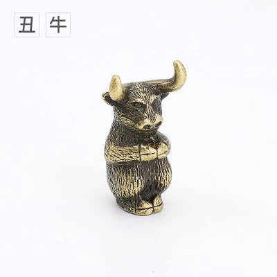 Cute Mini Metal Chinese Zodiac Incense Stick Holder, Mini Incense Burner Stick Holder