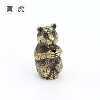 Cute Mini Metal Chinese Zodiac Incense Stick Holder, Mini Incense Burner Stick Holder