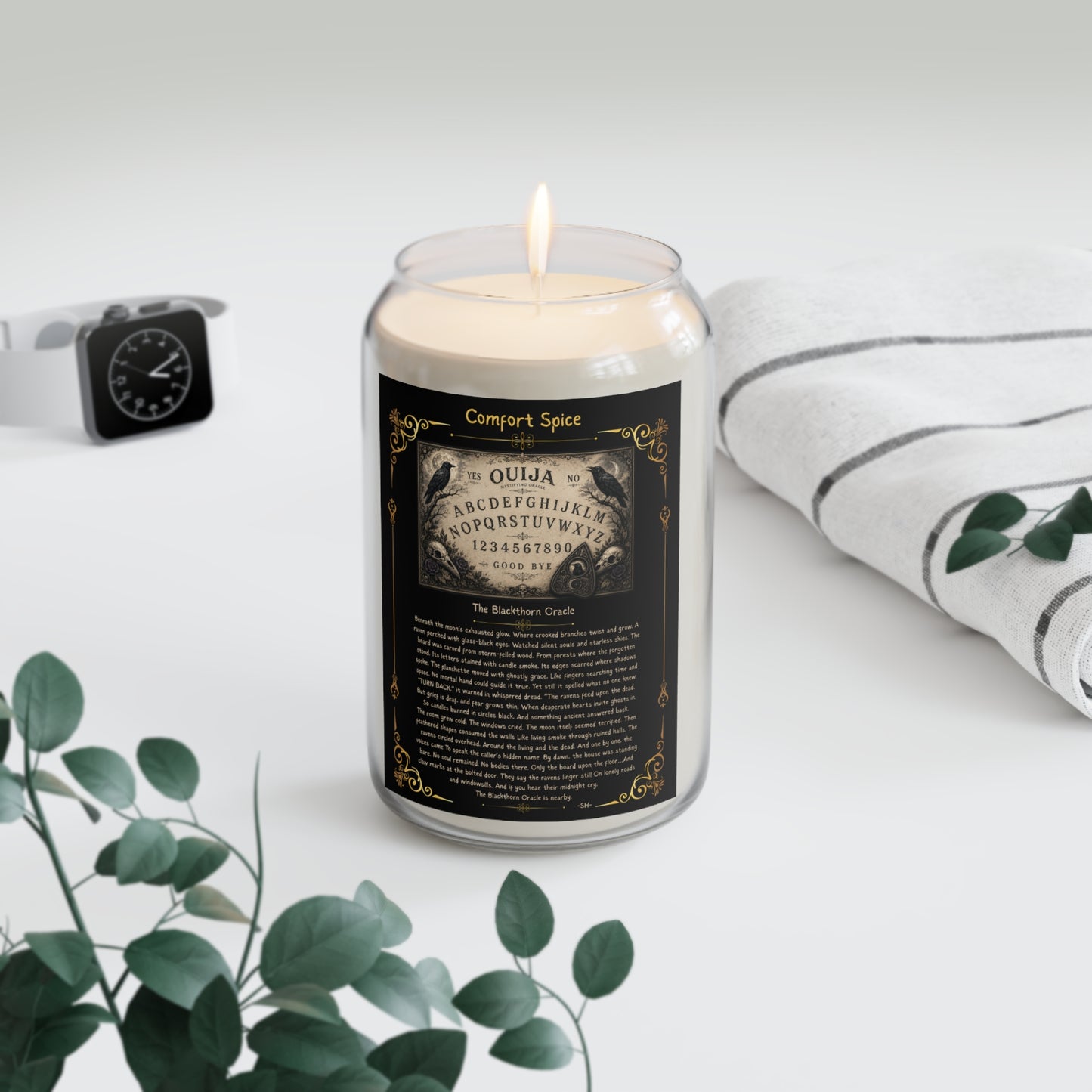Ouija Board Magic Spell Candles - Goth Witchy Non Toxic Candle