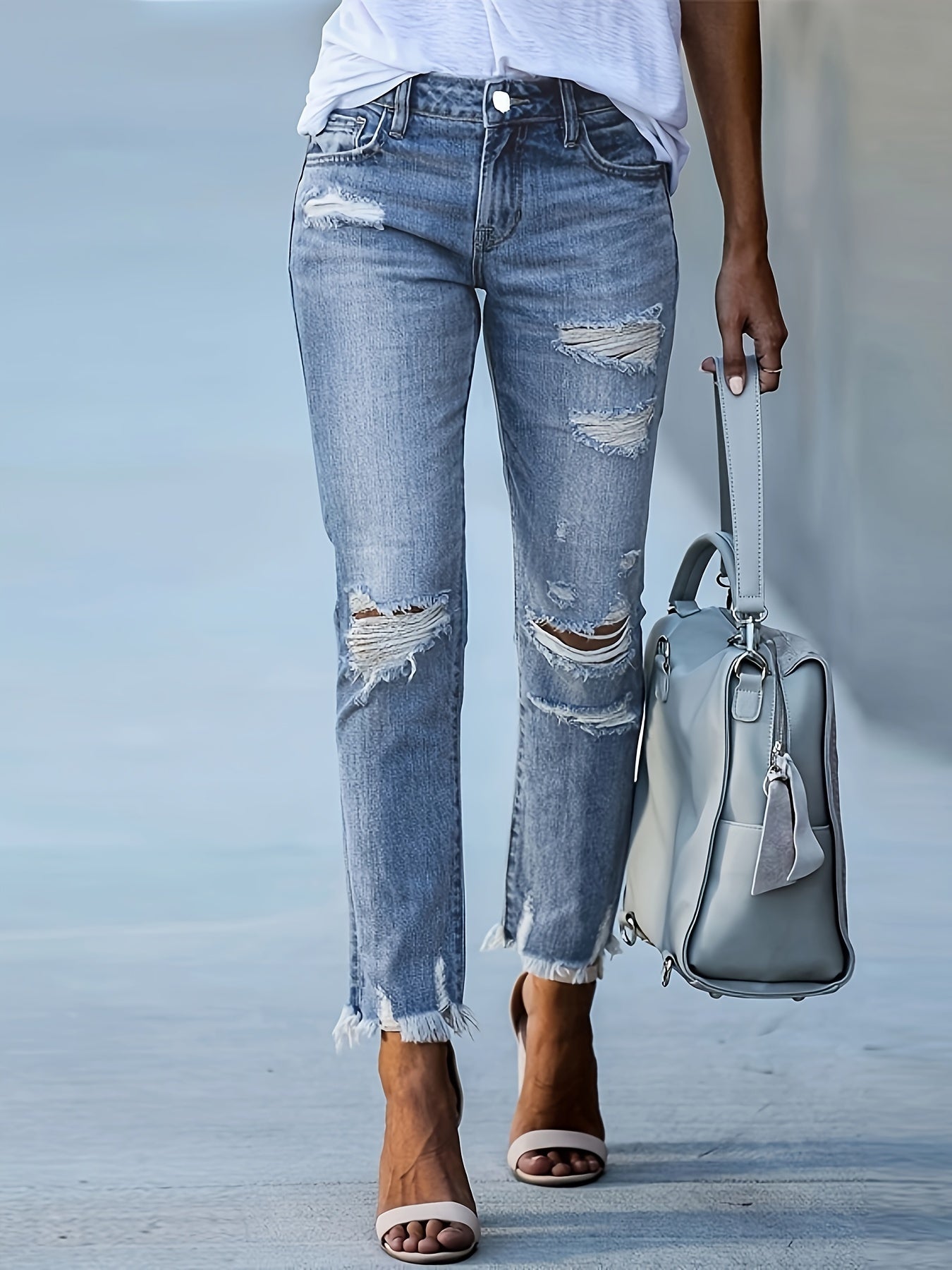 The Witchy Gypsy Ripped Plus size jeans