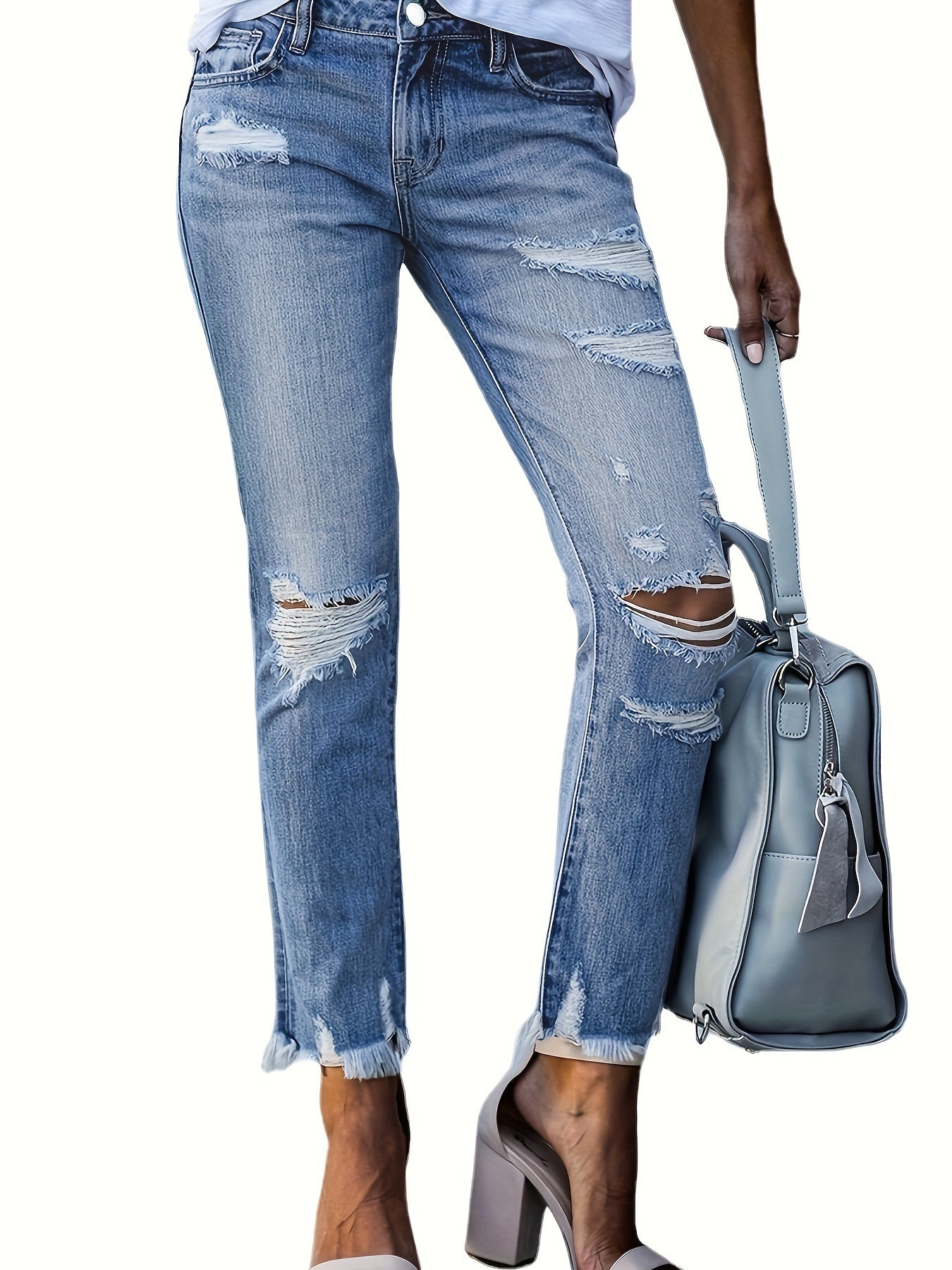 The Witchy Gypsy Ripped Plus size jeans