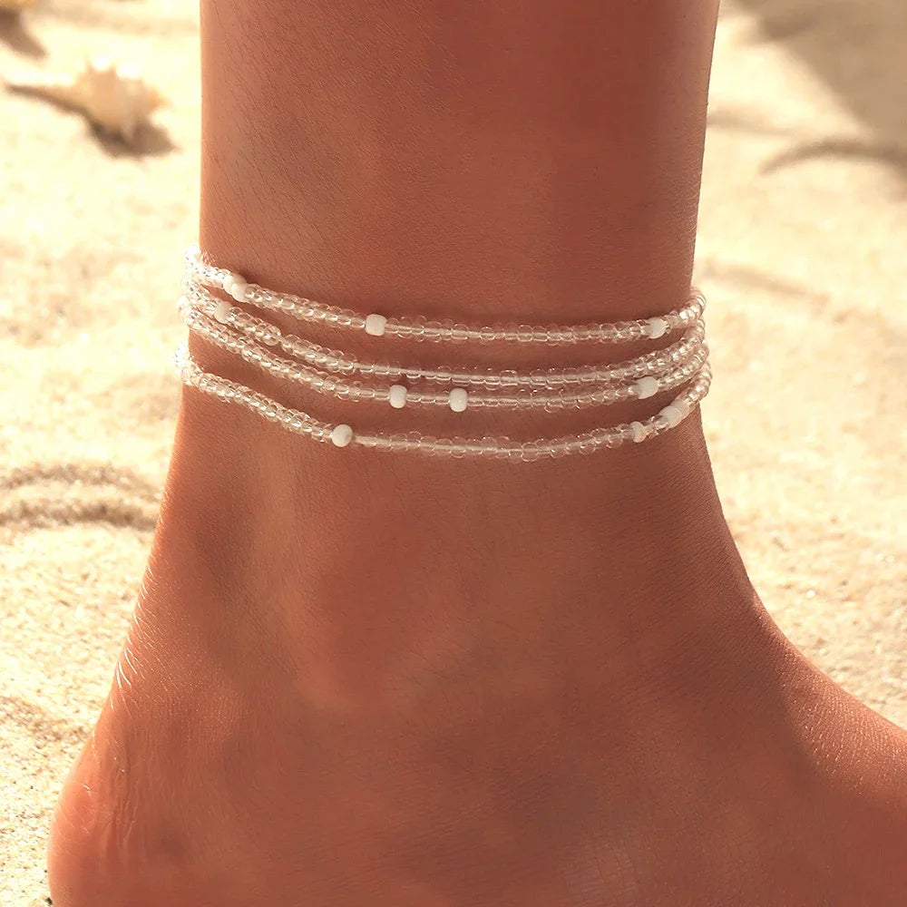 Bohemia Beads Ankle Bracelet - The Witchy Gypsy