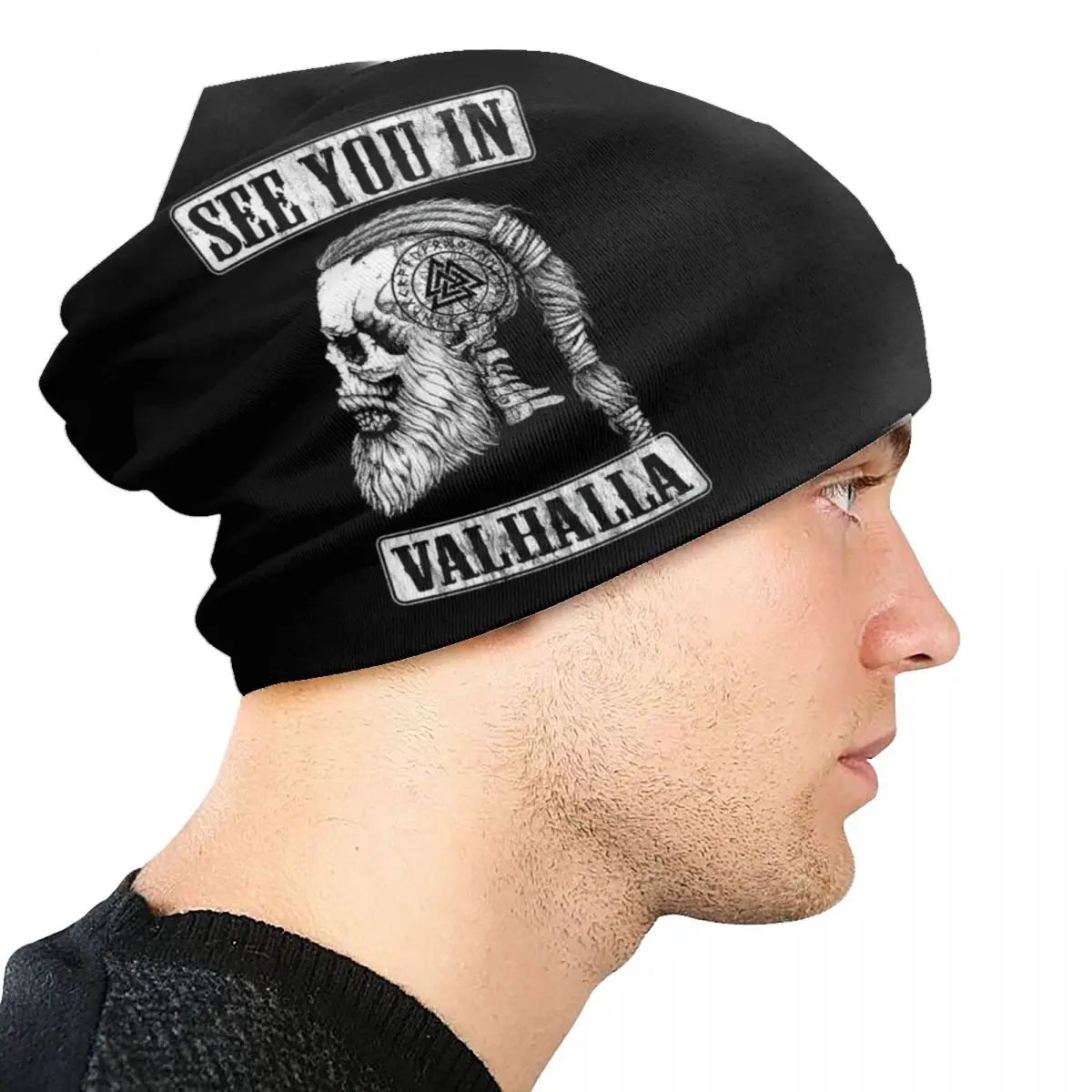 Tree of Life Esoteric Beanies,  Unisex Warm Knitted Norse Odin Caps