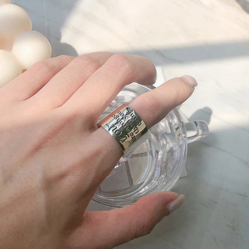 "You are Stronger Than you Think" Silver Ring - The Witchy Gypsy