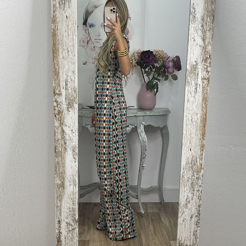 Casual Two Piece Pant Suit, Casual Ladies Pant set, Bohemian Fasion