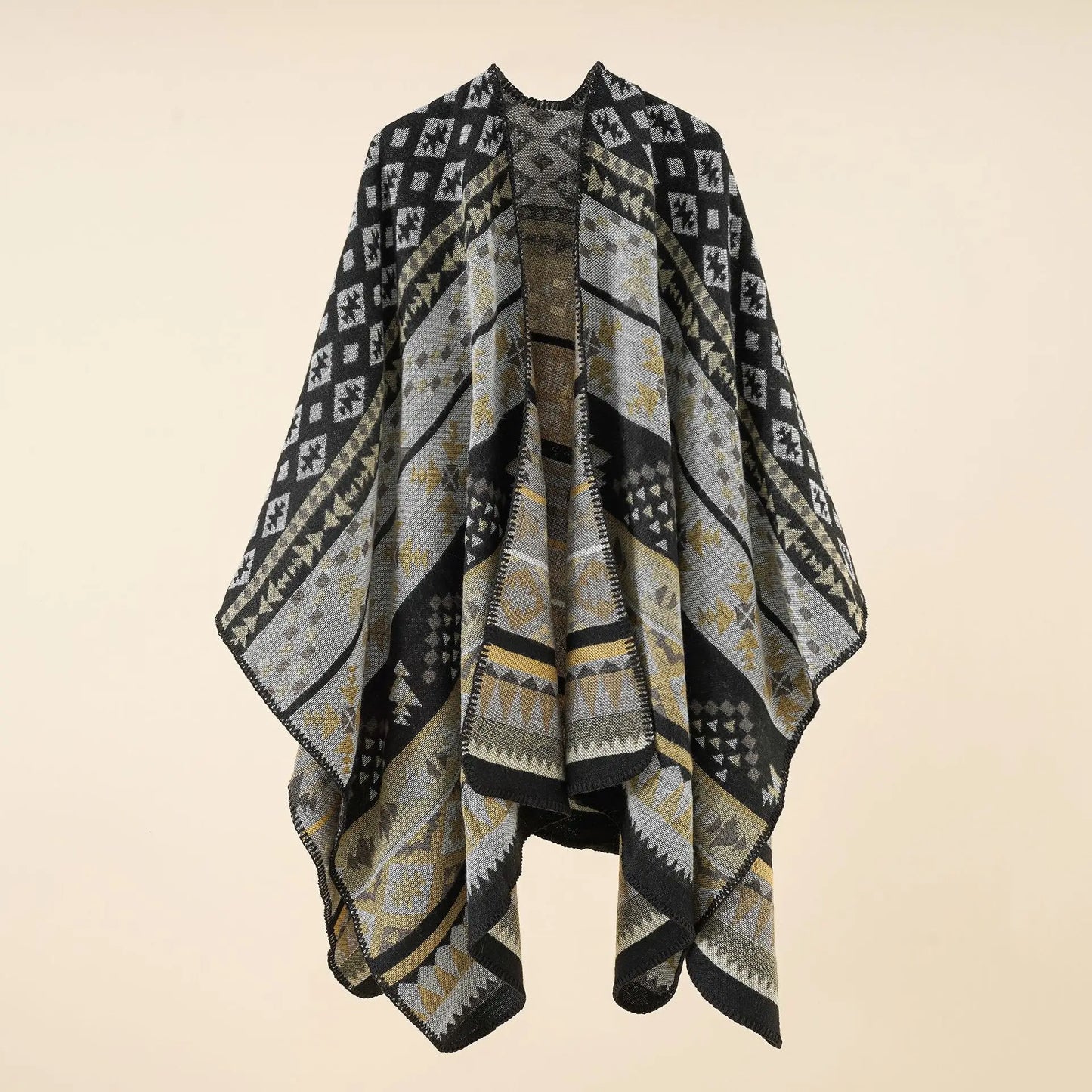 Bohemian Winter Pashmina Shawl Wrap - The Witchy Gypsy