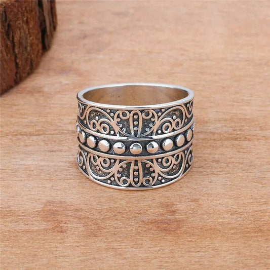 Vintage Fashion Boho Vines Ring, Antique Silver Color Rings - The Witchy Gypsy