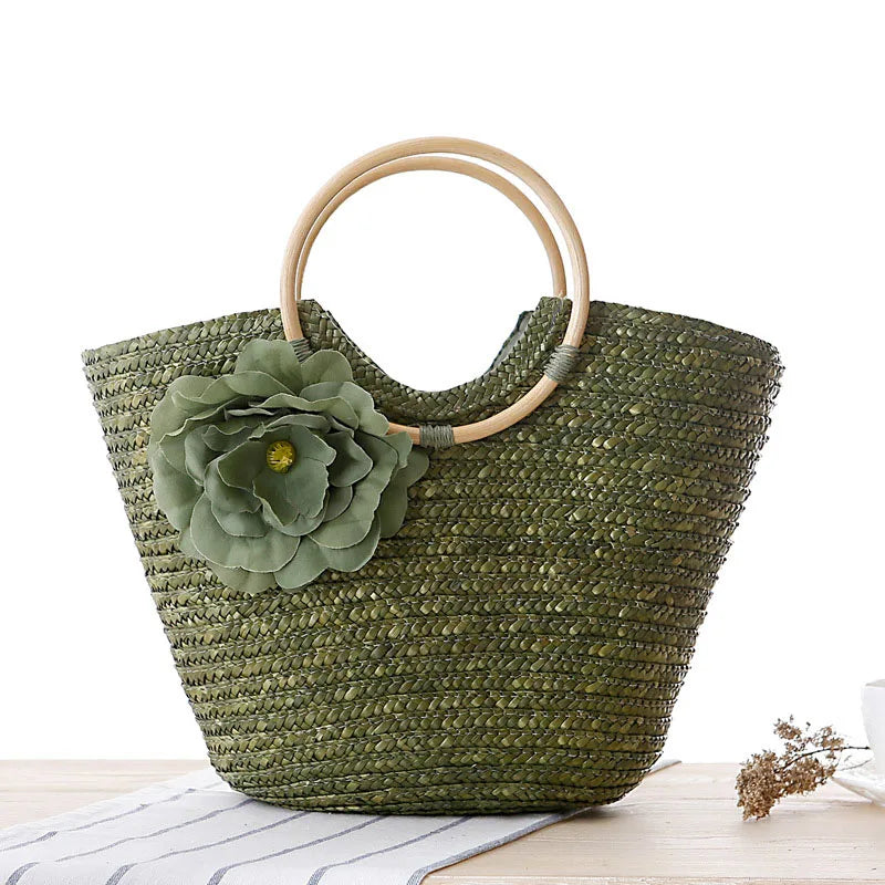 Flower Summer Beach Bag - The Witchy Gypsy