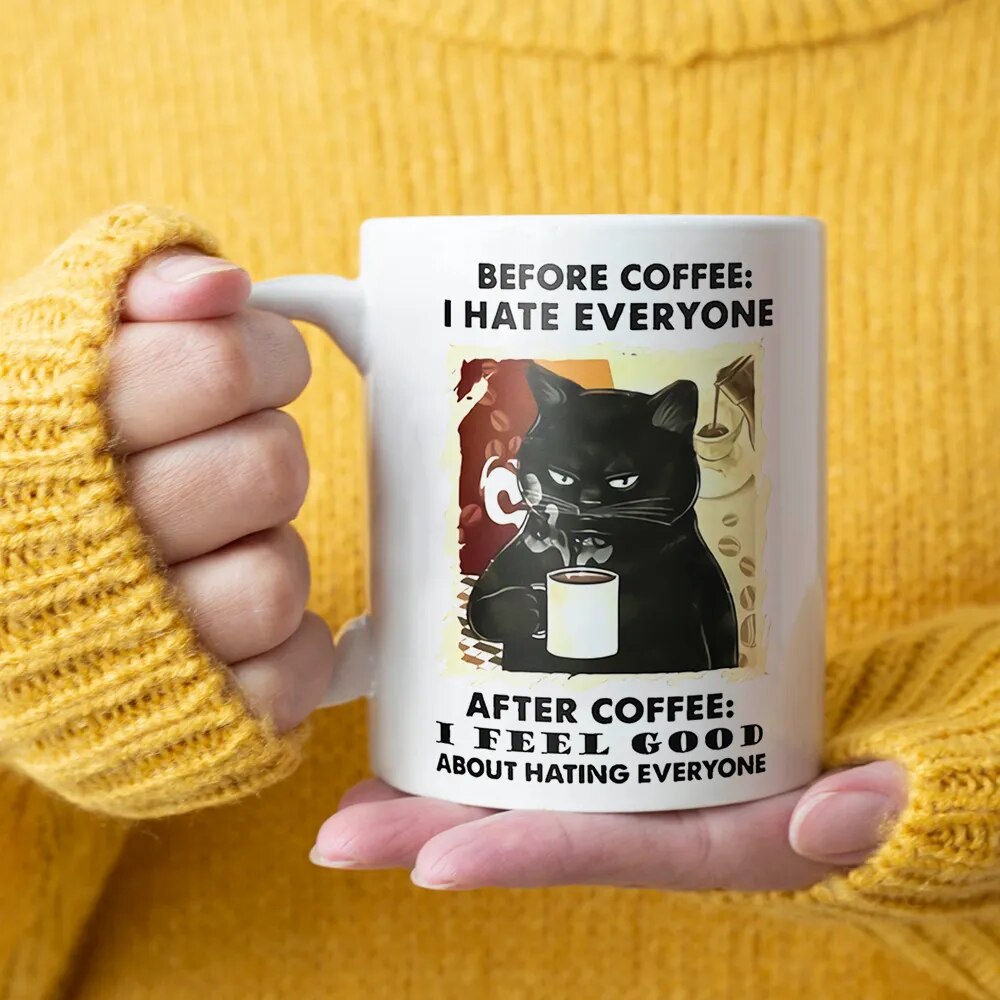 Cat Befor Coffee I Hate Everyone, - The Witchy Gypsy