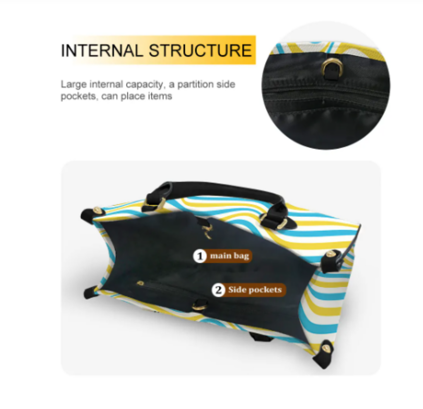 Crows in Garden Tote Bag With Black Handle - Dark Academia Accessory