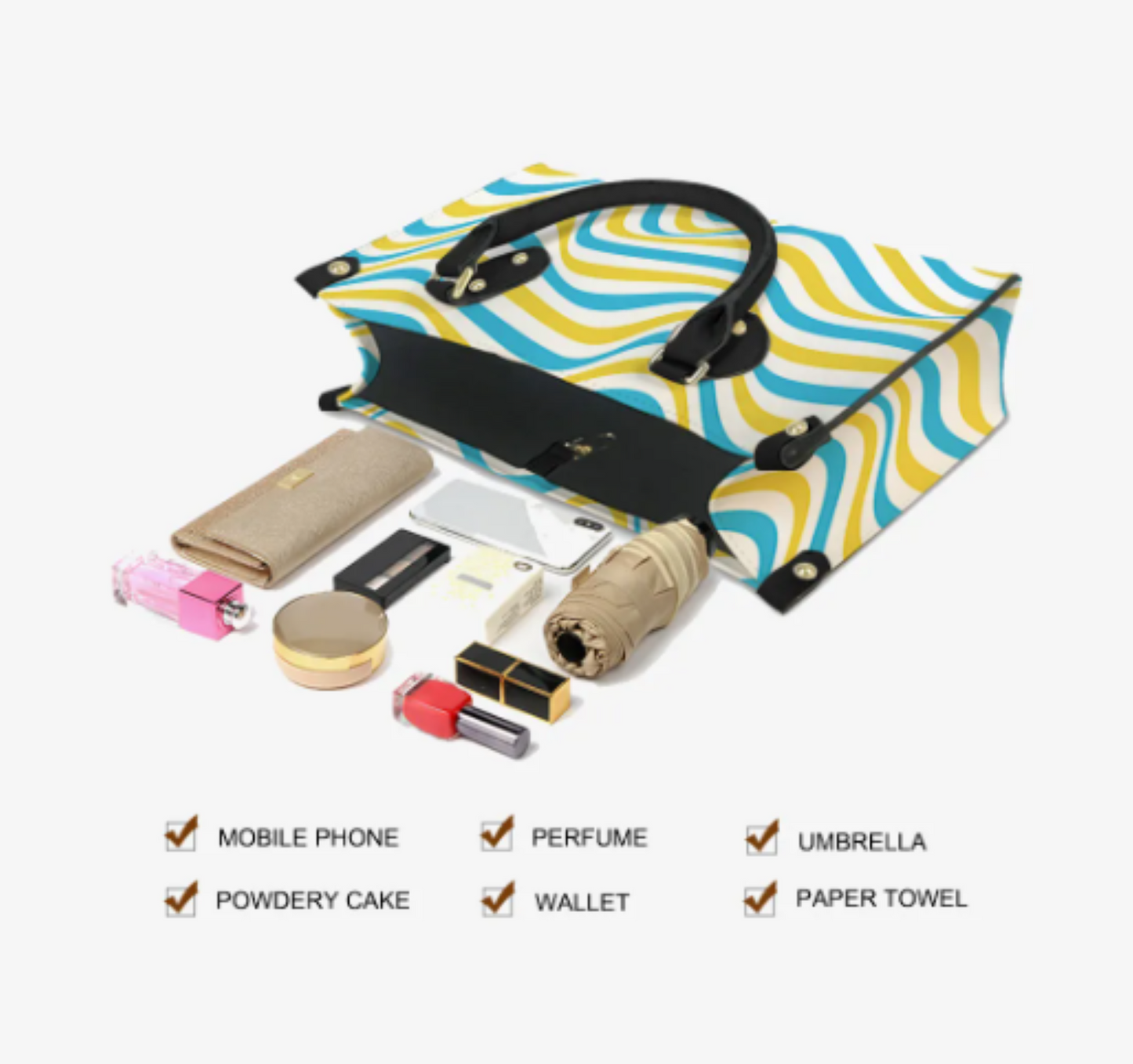 Crows in Garden Tote Bag With Black Handle - Dark Academia Accessory