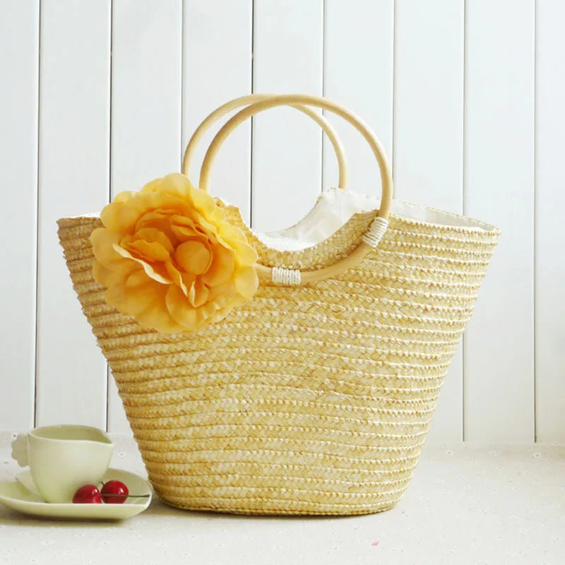 Flower Summer Beach Bag - The Witchy Gypsy