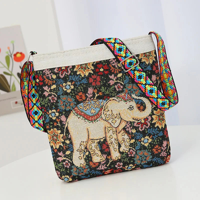 New Retro Large Capacity Crossbody Bag - The Witchy Gypsy