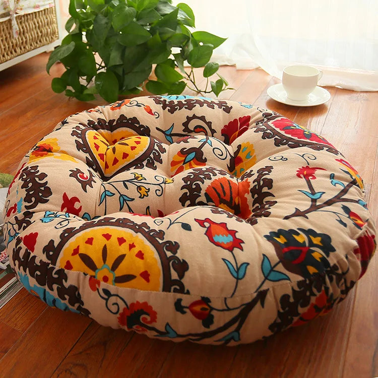 Cotton Linen Sofa Throw Pillow, Futon Cushions