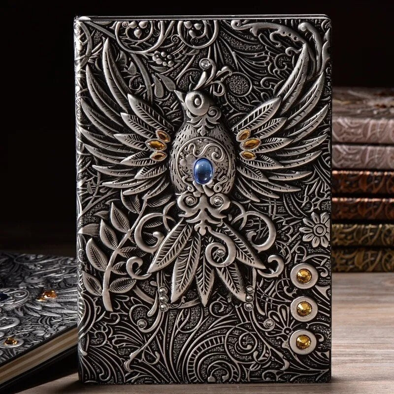 Vintage Embossed Leather Printing Travel Diary - The Witchy Gypsy